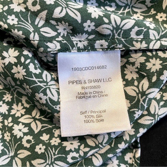 EUC VERONICA BEARD GIZELA BLOUSE IN FOREST GREEN - SIZE 8 - Picture 12 of 15